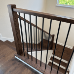 A statement staircase for a sophisticated home.
