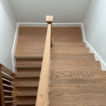 Durable staircase for high-traffic areas.