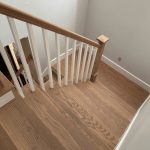 Durable staircase for high-traffic areas.