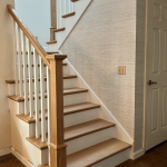 Durable staircase for high-traffic areas.