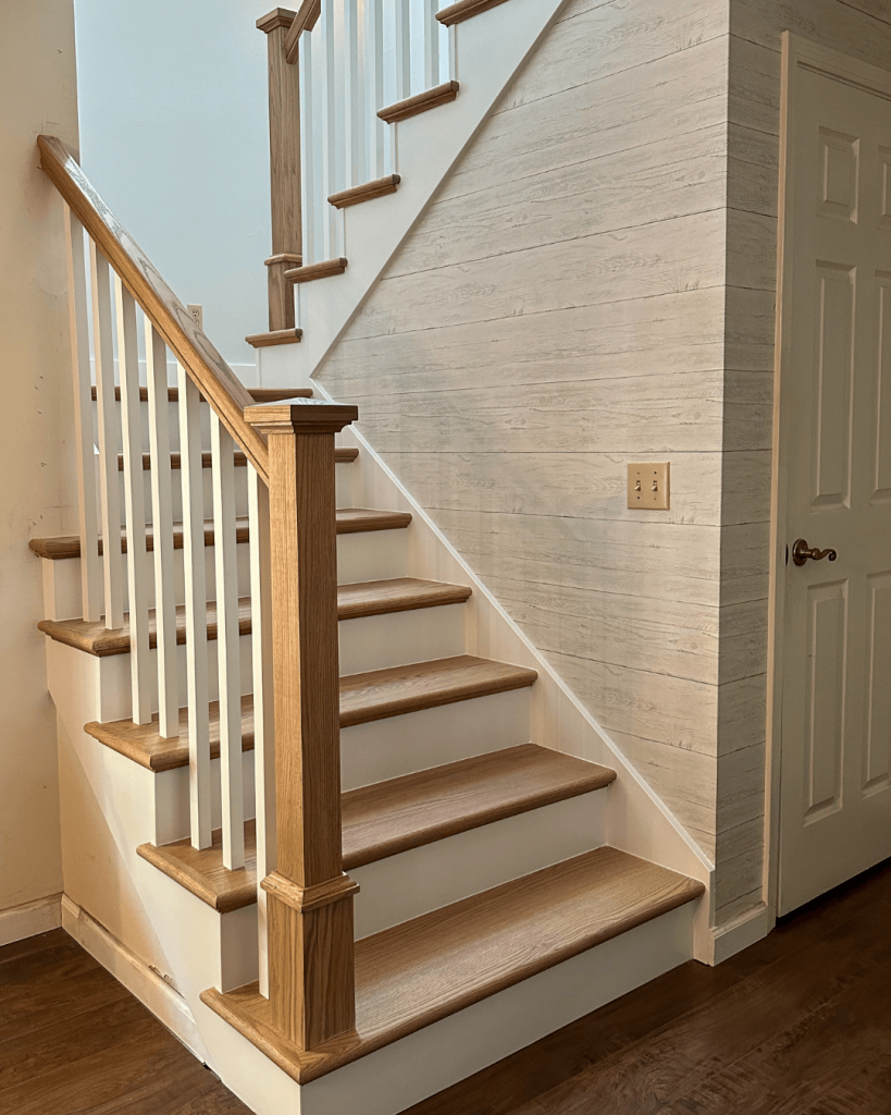 Durable staircase for high-traffic areas.
