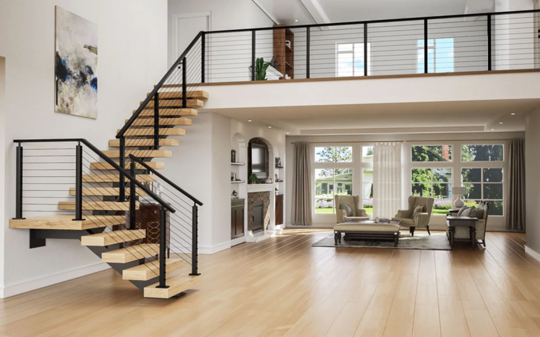 3 Open Concept Staircase Ideas for Open Plan Homes