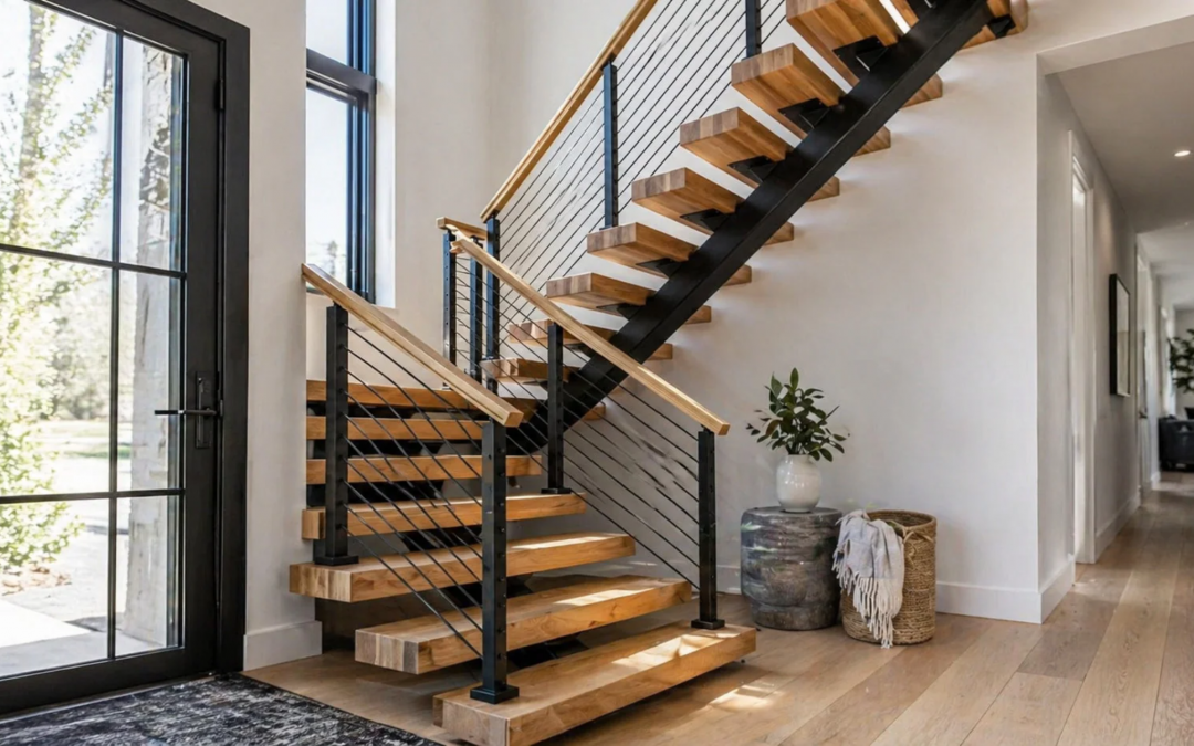7 Modern Farmhouse Staircase Ideas for California Homes